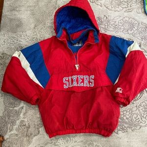 Vintage Sixers Starter Jacket